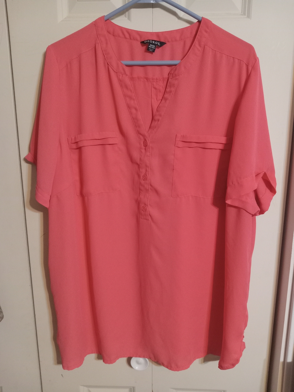 George Coral Pink Blouse